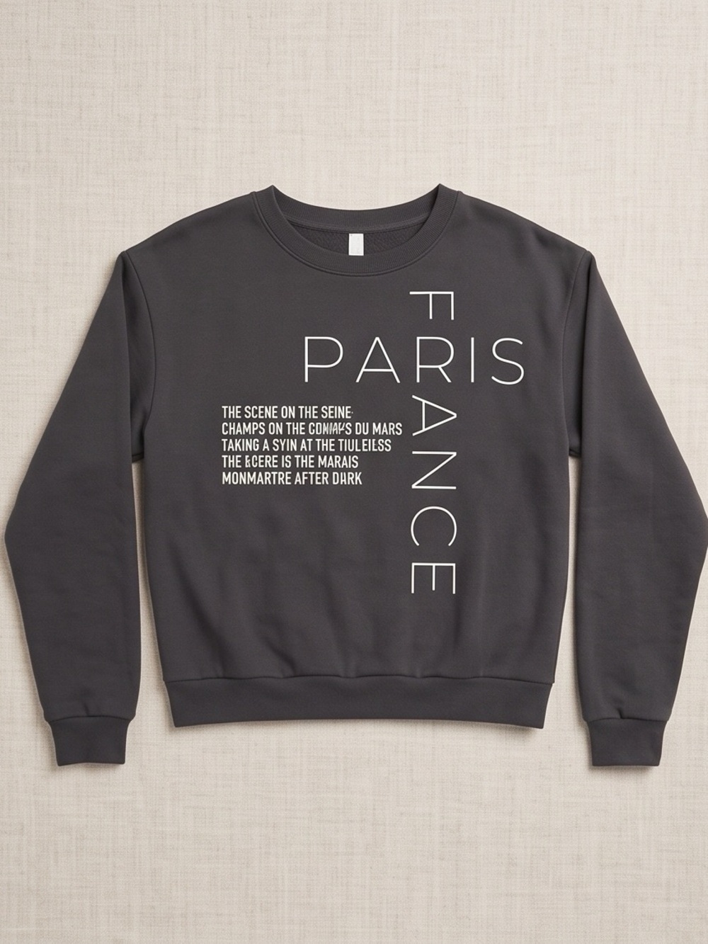 Paris France Graphic Sweatshirt